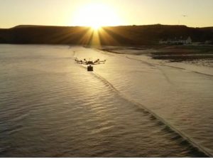 scattering ashes by drone